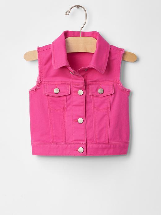 Gap 1969 Denim Vest - Devi Pink