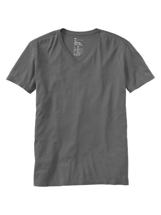 Gap Deep V Neck T - Ludlow Bay Blue