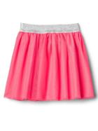 Gap Shimmer Neon Tulle Skirt - Pink Glo Neon