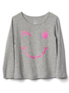 Gap Graphic Long Sleeve Tee - Smile