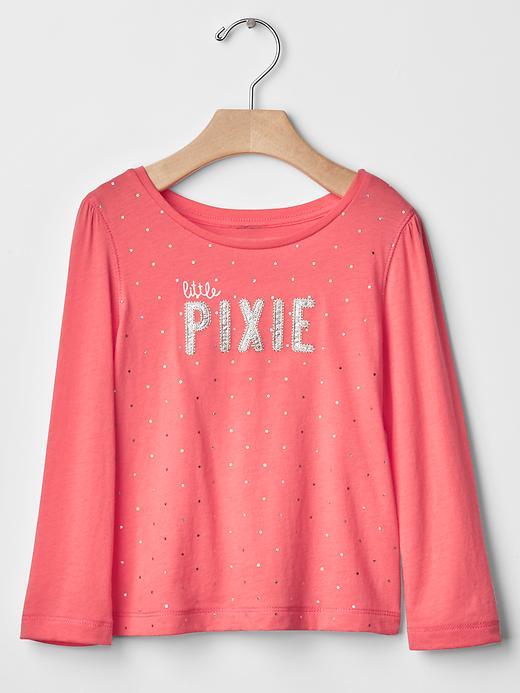 Gap Graphic Long Sleeve Tee - Coral Reef
