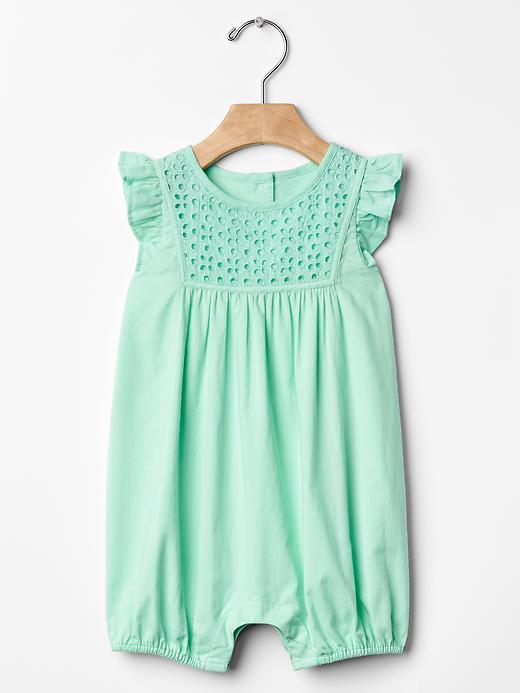 Gap Eyelet Flutter One Piece - Shore Blue