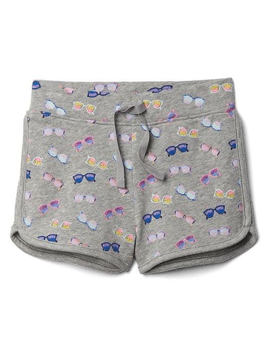 Gap Print Terry Dolphin Shorts - Sunny