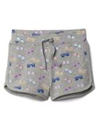 Gap Print Terry Dolphin Shorts - Sunny