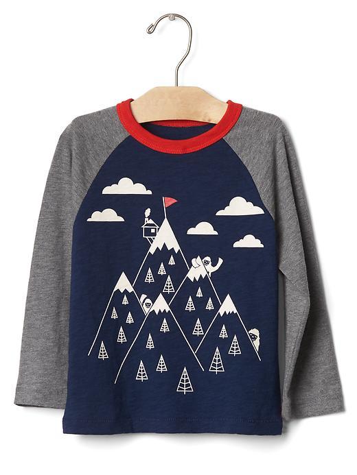 Gap Graphic Baseball Tee - Elysian Blue