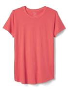 Gap Women Vintage Wash Crewneck Tee - Hula Red