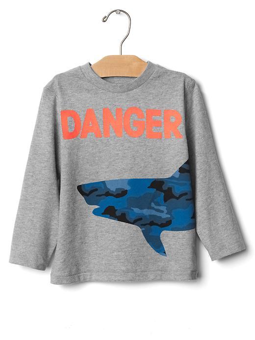 Gap Tech Graphic Tee - Light Heather Gray