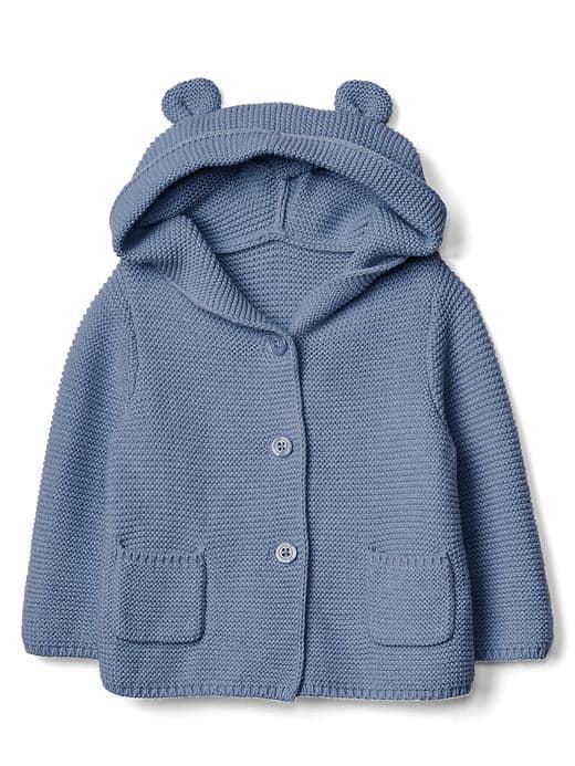 Gap Bear Sweater Hoodie - Indigo