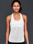 Gap Women Lightweight Mesh Tank - White