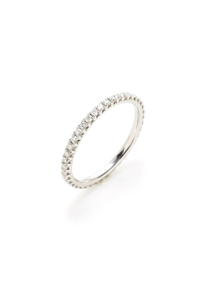 Nephora 14k White Gold & Diamond Eternity Band Ring