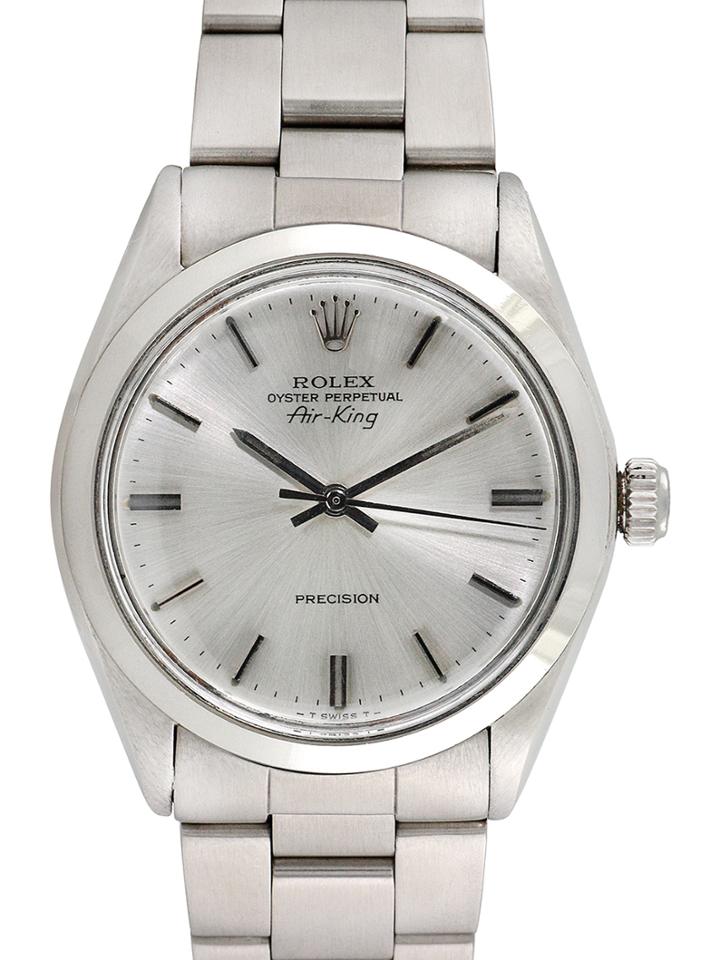 Rolex Automatic Stainless Steel Water Resistant Airking Watch, 34mm