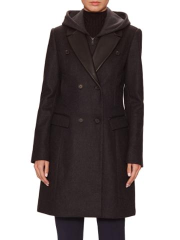 Andrew Marc X Richard Chai Macayla Wool Hooded Coat