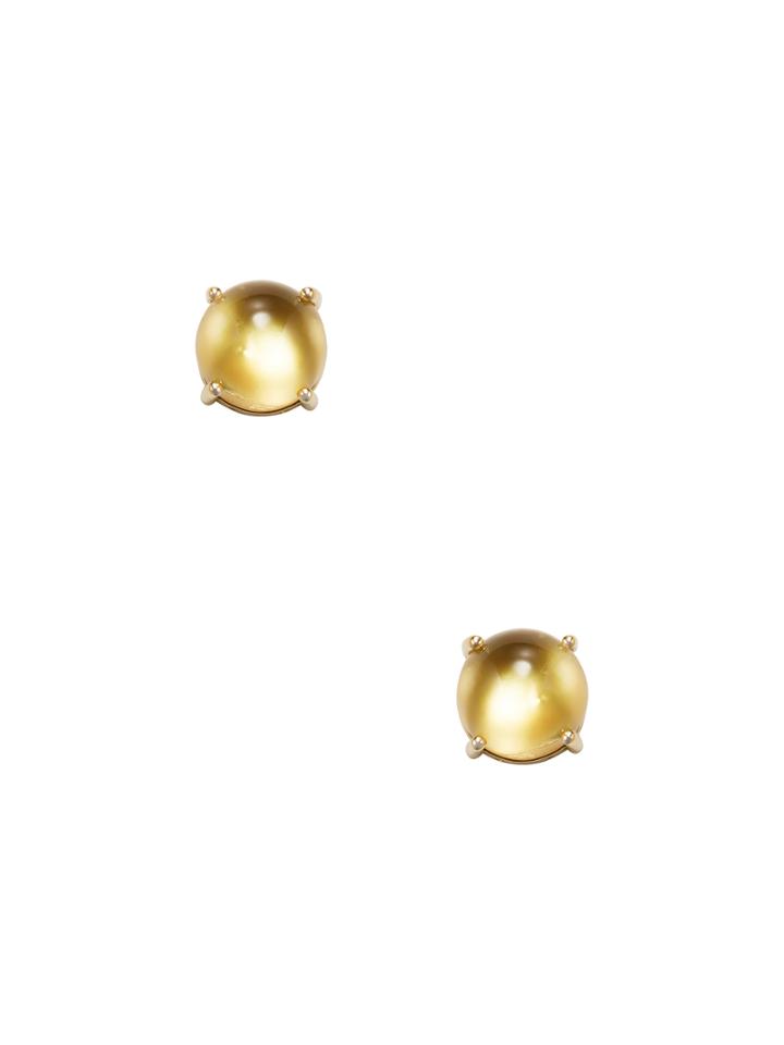 Roberto Coin 18k Yellow Gold, Mother Of Pearl & Citrine Stud Earrings