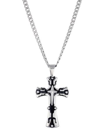 Creed 1913 Pitch Fork Cross Pendant Necklace