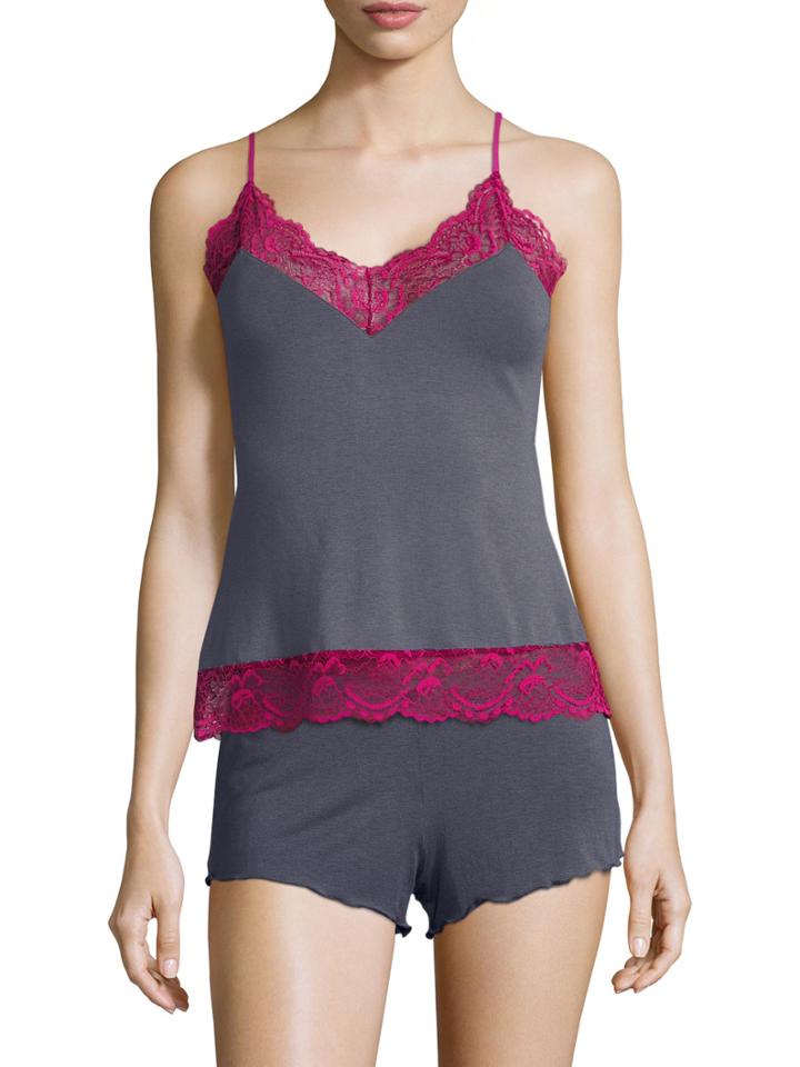 Samantha Chang Lace Trim Camisole