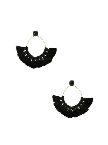 Katherine Karambelas Jewelry Carmen Druzy & Silk Tassel Earrings
