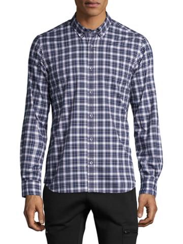 Bespoken Plaid Print Sportshirt