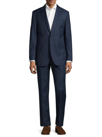 Zanetti Napolik Suit With Back Stitch Detail