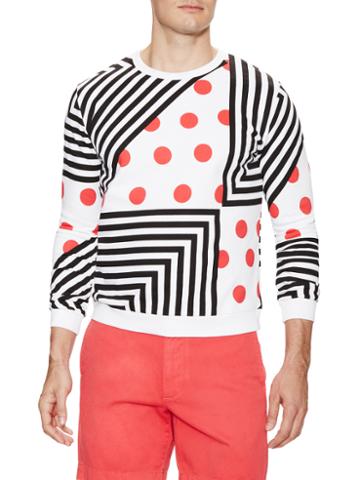 Amh - Ashley Marc Hovelle Zig Zag Spot Sweatshirt