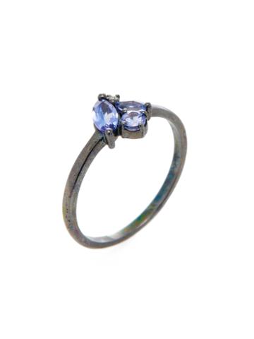 Jj Number 8 Small Tanzanite Icicle Ring