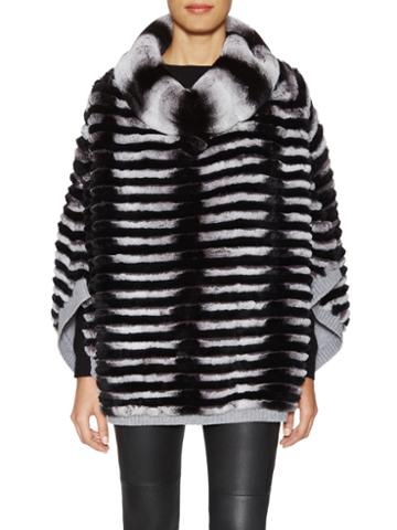 Tasha Tarno Knit Trim Rex Yarn Cape