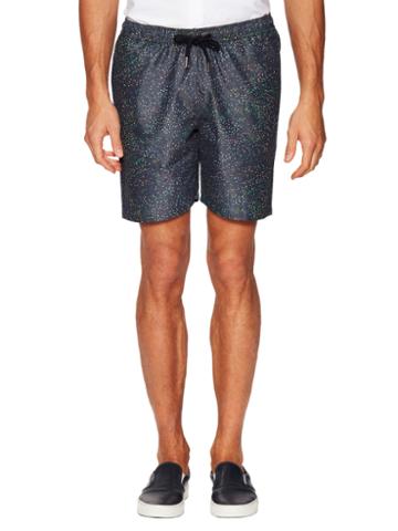 Vanishing Elephant Printed Drawcord Shorts