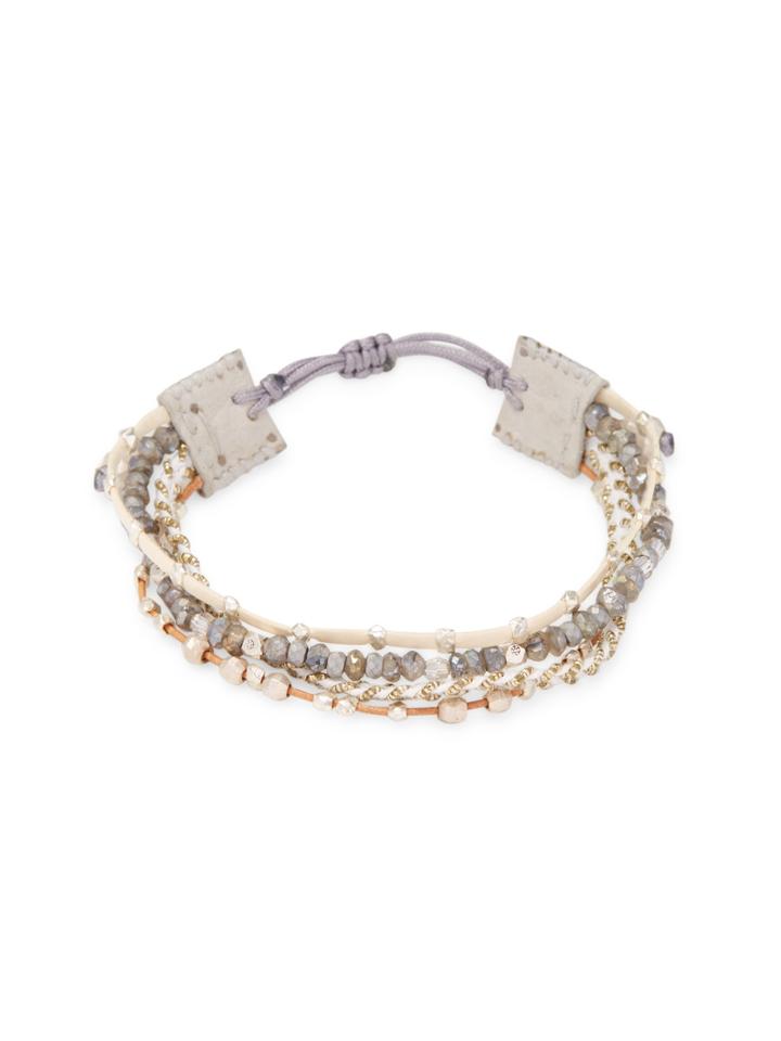 Chan Luu Multilayered Beads Bracelet