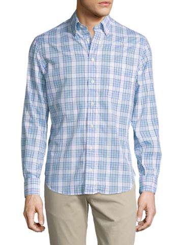 Gitman Bros. Cotton Plaid Sportshirt