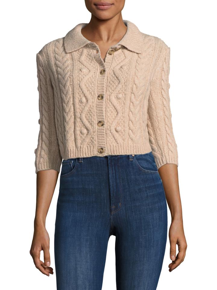Red Valentino Cable Knit Cardigan