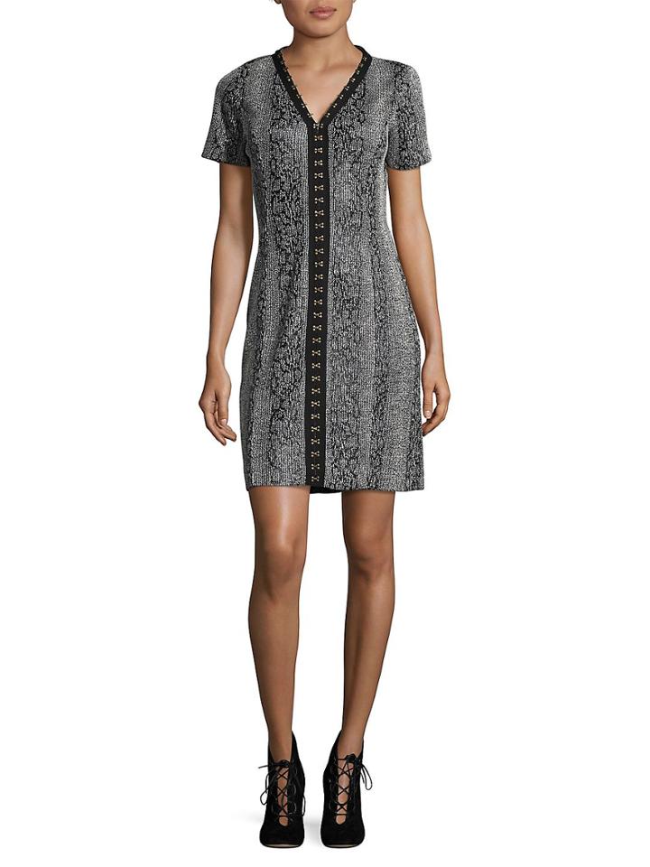 T. Tahari Sophia Knit Sheath Dress