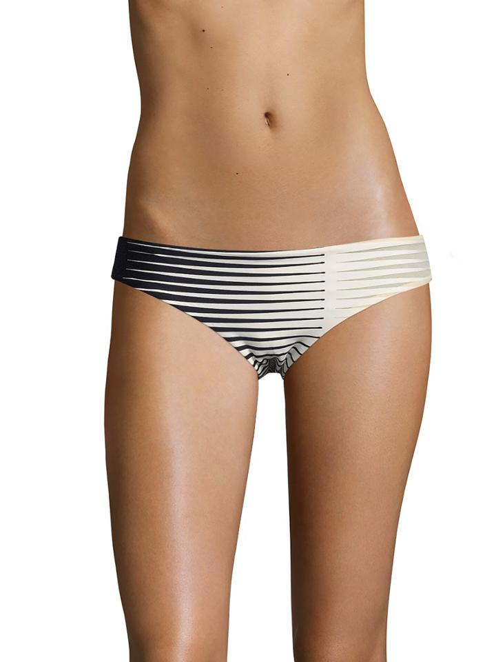 La Perla Medium Striped Front Bikini Bottom