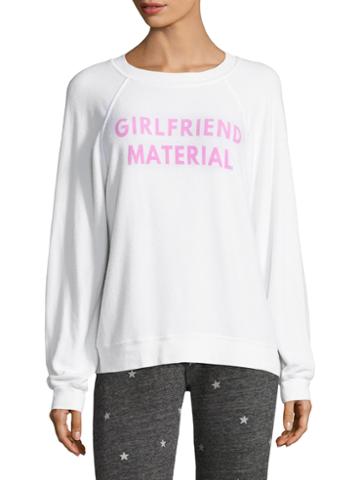 Wildfox Sommers Girlfriend Material Sweater