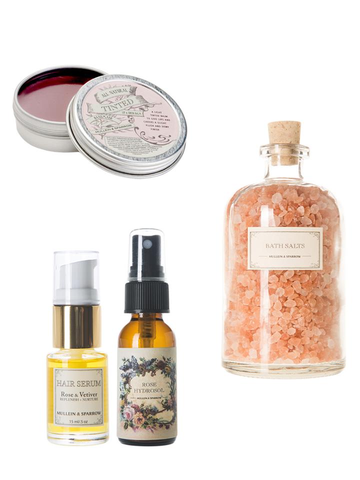 Mullein & Sparrow Rosy Hair And Skincare Set