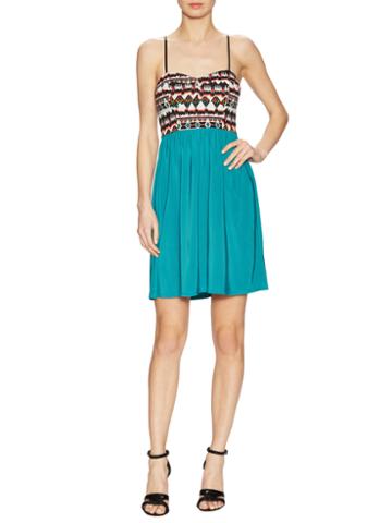 T Bags Los Angeles Scuba Stretch Jersey Combo Dress