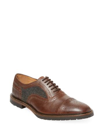 Mccarren & Sons Leather Cap-toe Derby Shoe