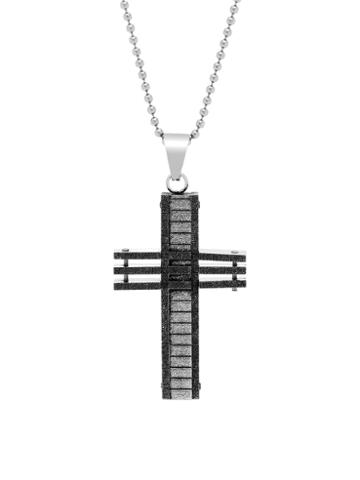 Creed 1913 Bar Optic Cross Pendant Necklace