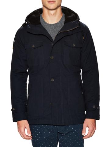 Vanishing Elephant Cotton Hooded Anorak