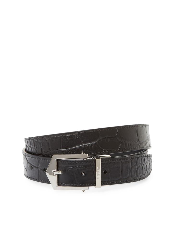 Givenchy Embossed Leather Belt