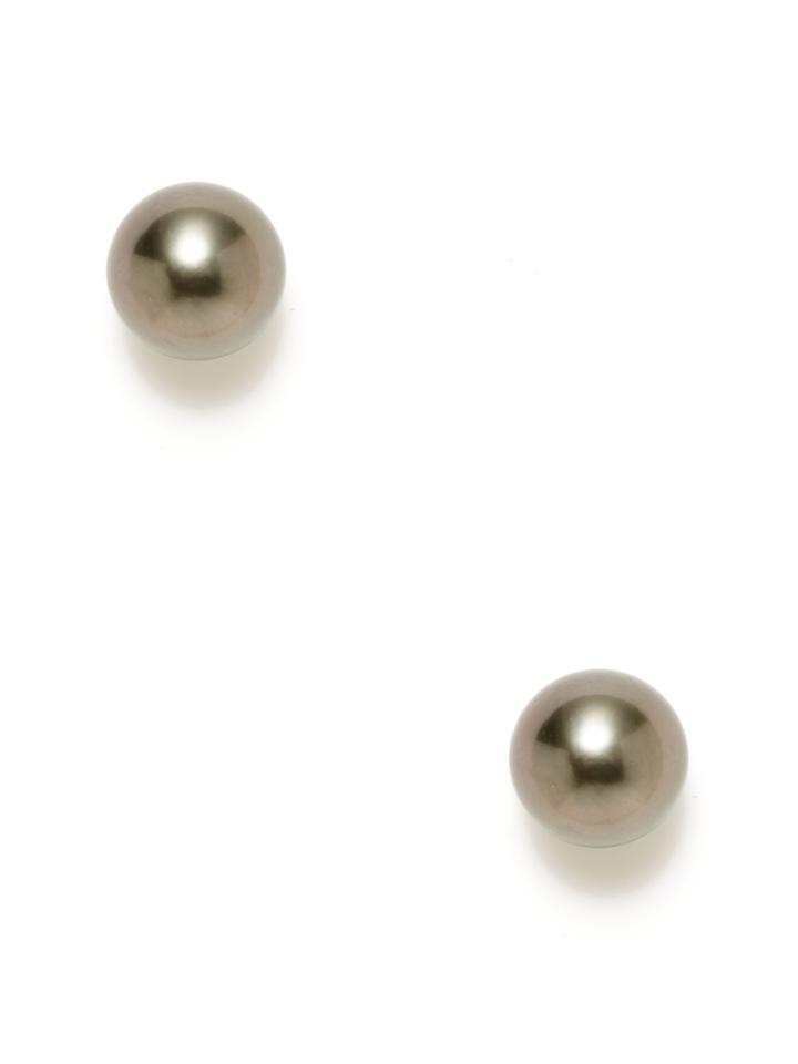Tara Pearls 14k White Gold Tahitian Pearl Stud Earrings