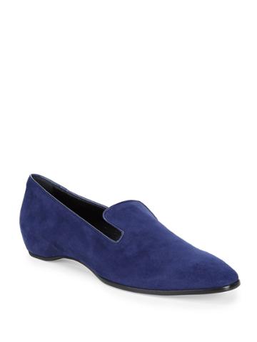 Tod Inchess Textured Suede Loafers