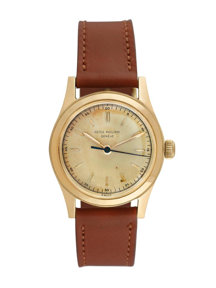 Vintage Patek Philippe Vintage 18k Yellow Gold Watch, 33mm