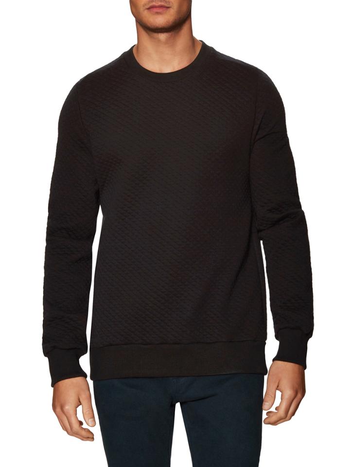 Bespoken Quilted Crewneck Sweater