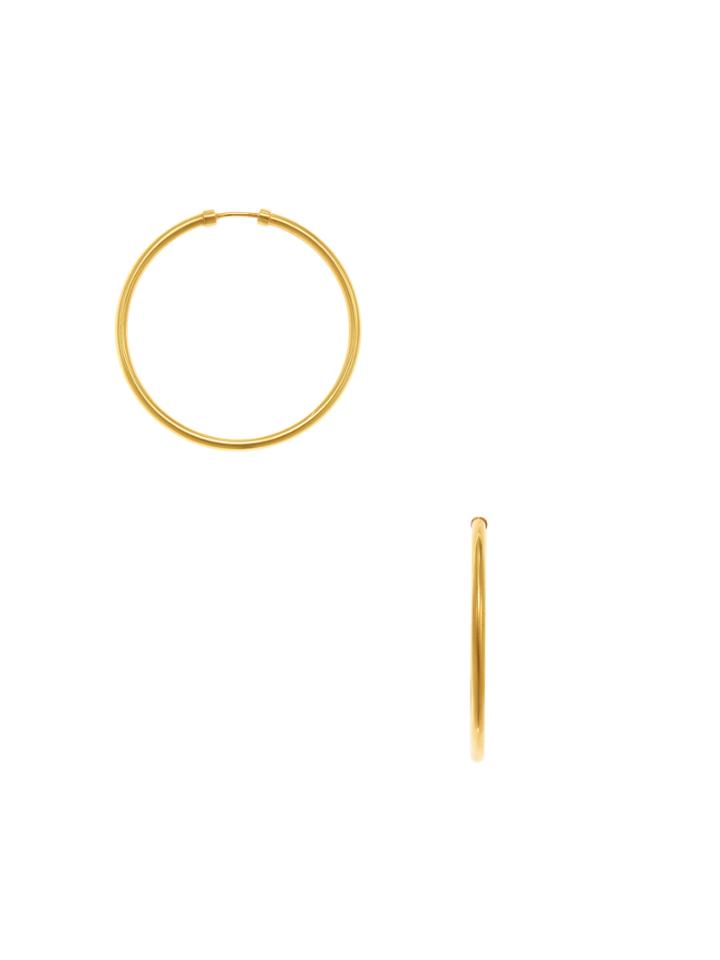 Amrapali 18k Yellow Gold Hoop Earrings
