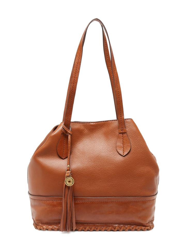 Isabella Fiore Dakota Leather Tote