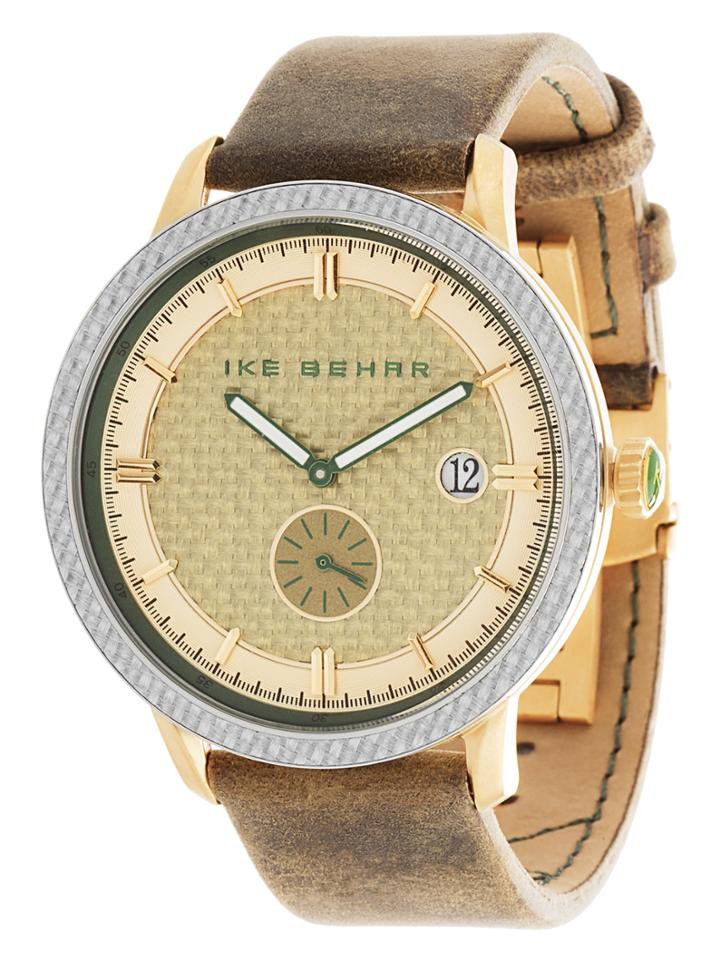 Ike Behar The Carbon Fiber Stainless Steel Watch, 43mm