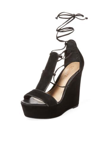 Schutz Marya T-strap Wedge Sandal