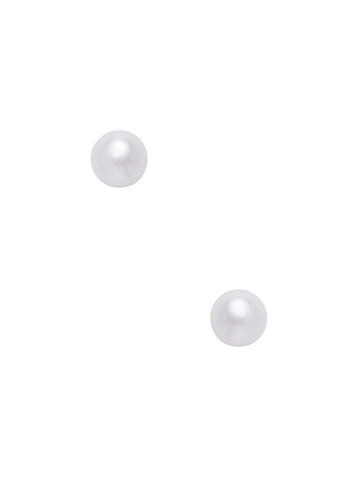 Masako Pearls White Akoya Pearl Stud Earrings