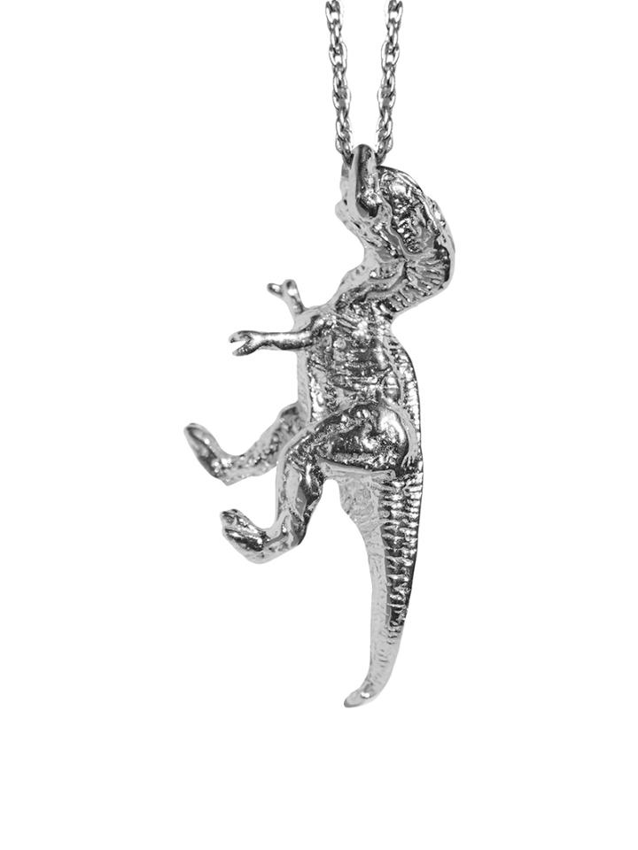 Verameat Double Headed T-rex Pendant Necklace