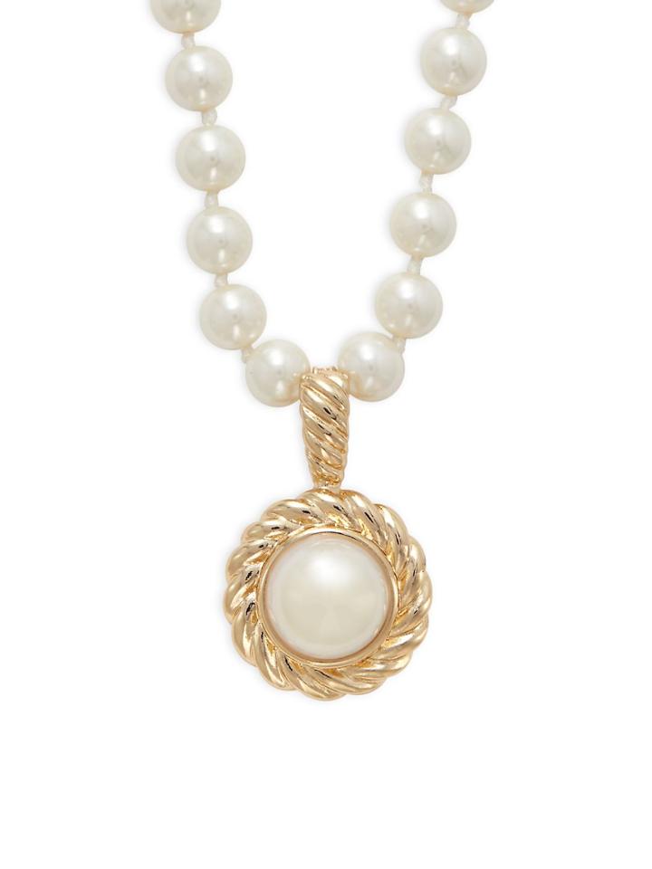Erwin Pearl Studio Faux Pearl Pendant Necklace