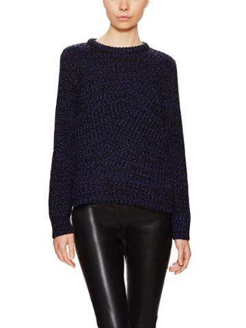 Love Sadie Cotton Pointelle Detail Sweater
